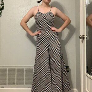 Vintage 1970's James Kenrob by Dalton Black, Red, and White Jumpsuit